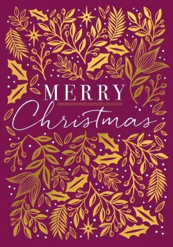 Gold Christmas, Christmas Singles Card