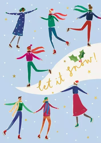 Let It Snow, Christmas Single Card