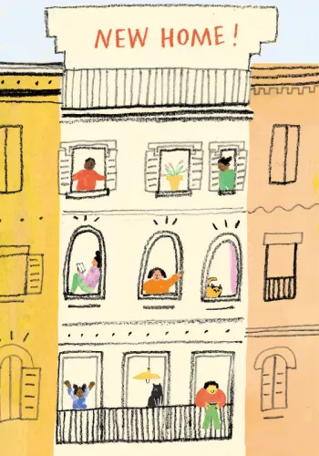 New Home Apartment Petite Card