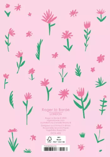 Pink Flowers Forever Petite Card
