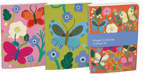 Butterfly Garden A6 Exercise Books set