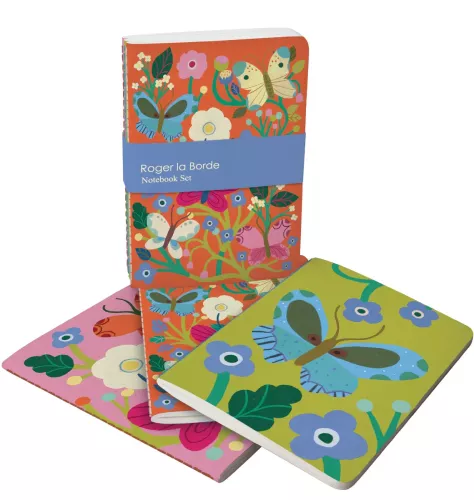 Butterfly Garden A6 Exercise Books set