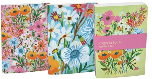 Flower Field A6 Exercise Books set