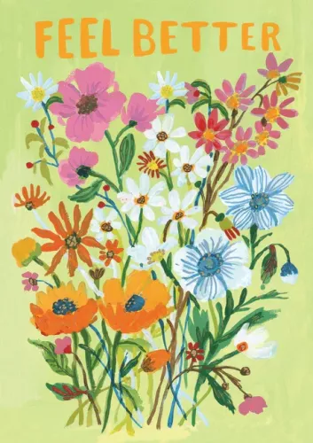 Better Flowers Greeting Card