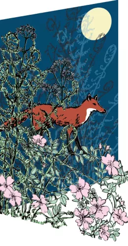 Fox Laser Lasercut Card