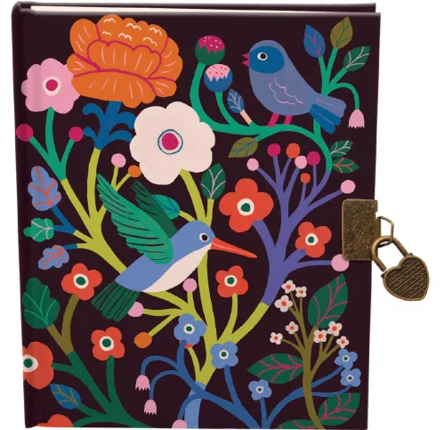 Birdsong Lockable Notebook