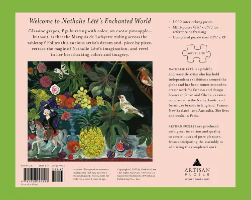 Nathalie Lété: Still Life with Pineapple 1,000-Piece Puzzle