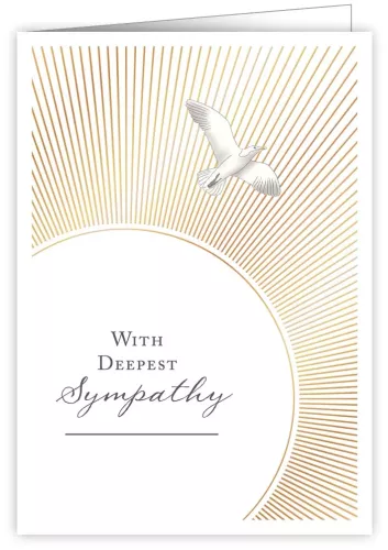 With Deepest Sympathy, Greeting Card
