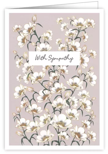 With Sympathy, Greeting Card