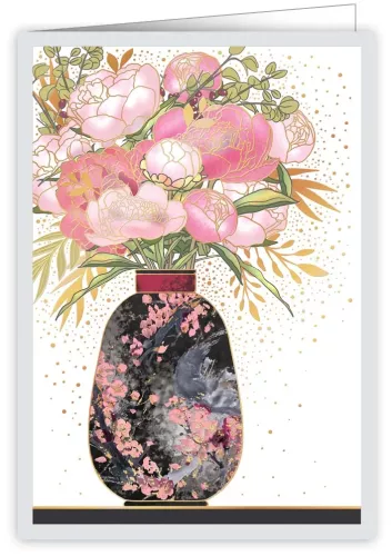 Vase with Flowers, Greeting Card