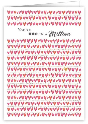 You're one in a Million, Greeting Card