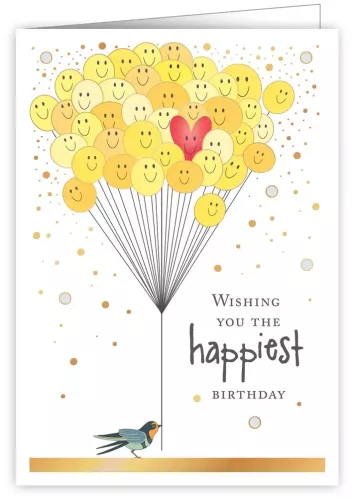 Wishing you the happiest birthday, Greeting Card