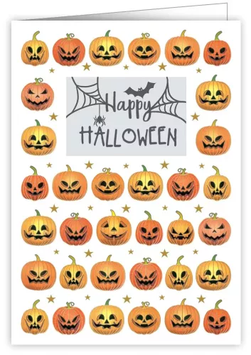 Pumpkin Halloween, Greeting Card