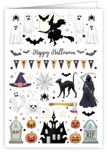 Happy Halloween Witch, Greeting Card