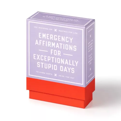 Emergency Affirmations for Exceptionally Stupid Days Card Deck