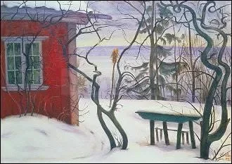 Winter in Hvalsbakken (1926), Postcard