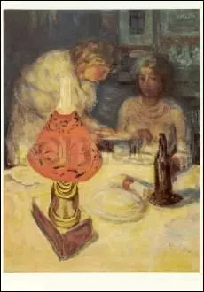 The Lampshade (1908), Postcard
