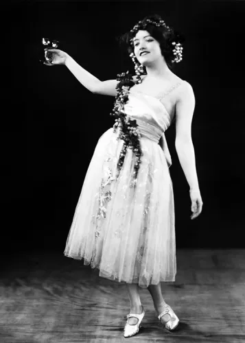 Woman Holding Up Glass, Greeting Card