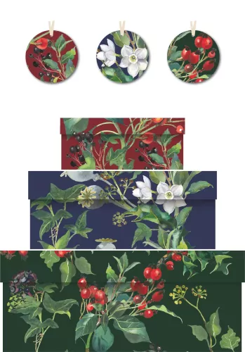 EB Winter Flowers Mix Nest 3 boxes