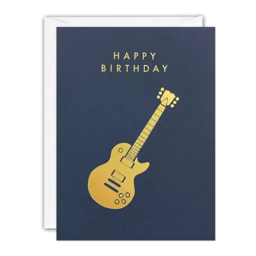 Birthday Guitar Minnows Card