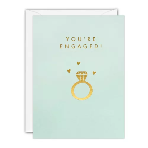 You’re Engaged Ring Minnows Card