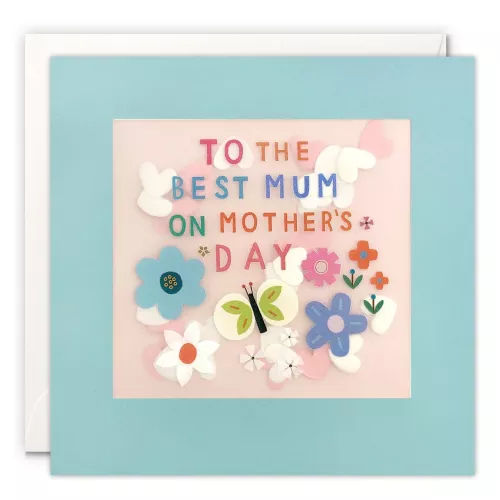 Mother’s Day Best Mum Paper Shakies Card