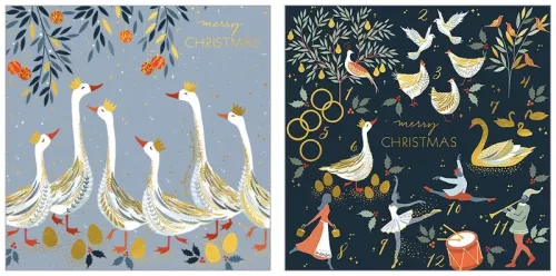 Christmas Geese, Card Wallet