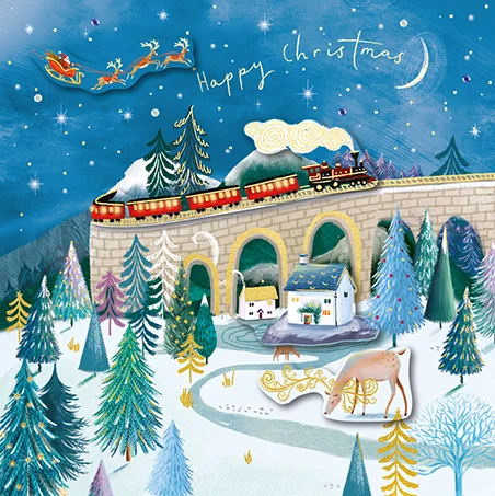 Christmas Express, Greeting Card