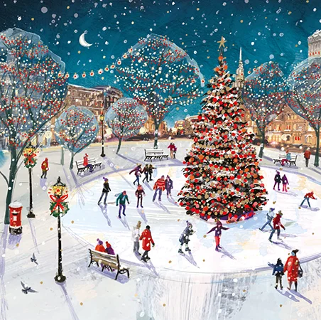Skating In The Snow, Christmas Box Premium