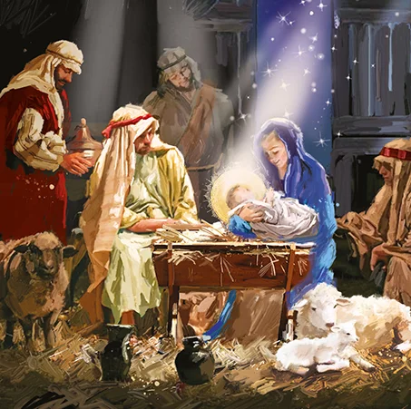 Farm Nativity Scenes, Christmas Box Deluxe