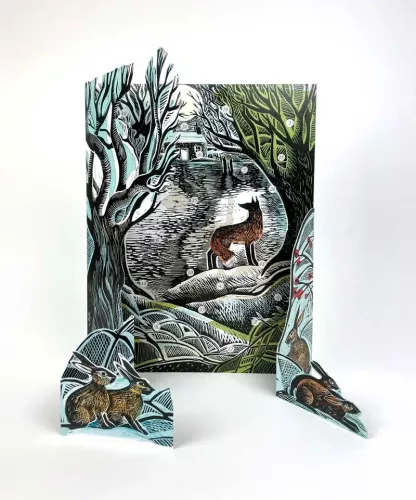 Midnight Fox, Freestanding Advent Calendar