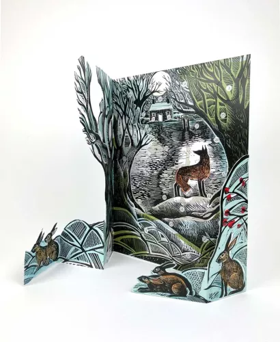 Midnight Fox, Freestanding Advent Calendar