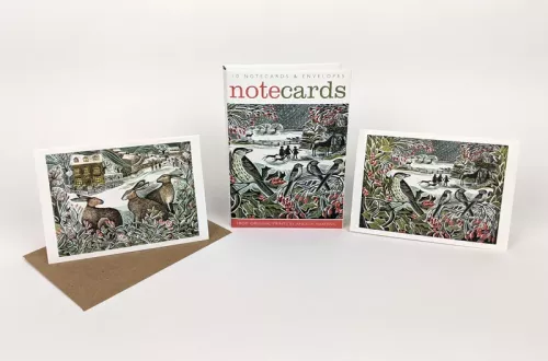 Holly Hedge & We Three Hares, Notecard Wallet