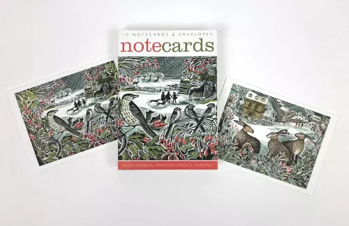 Holly Hedge & We Three Hares, Notecard Wallet