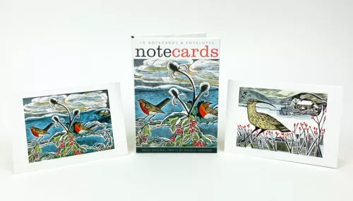 Robins and Teasels and Curlew Christmas, Notecard Wallet