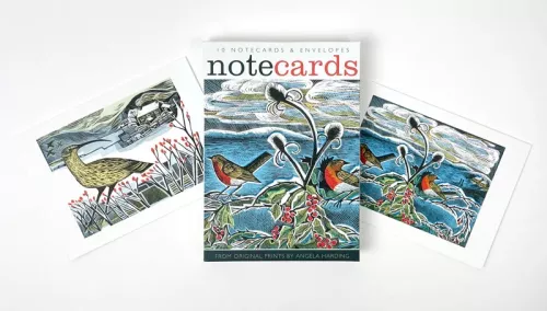 Robins and Teasels and Curlew Christmas, Notecard Wallet
