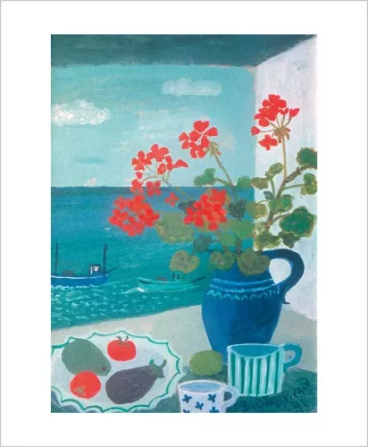 Geranium Jug, Greeting Card