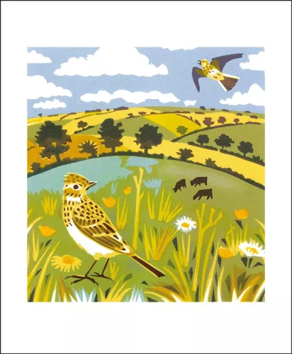 Skylarks, Greeting Card