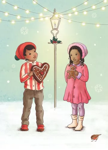 Festive Treats, Postcard