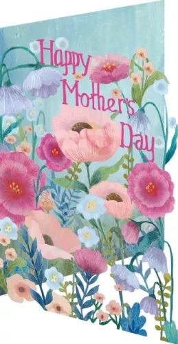 Mother's Day in Bloom Lasercut Card