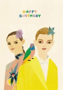 Colourful Birthday Duo Petite Card