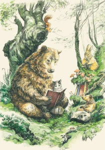 Forest Bear Petite Card