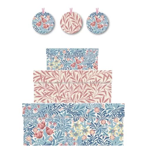 Bower Dearle, William Morris, Nest of 3 Boxes