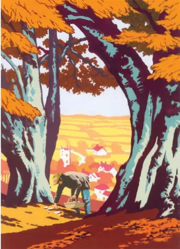 Autumn, Greeting Card