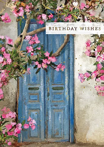 Rustic Doorway, Counter Card