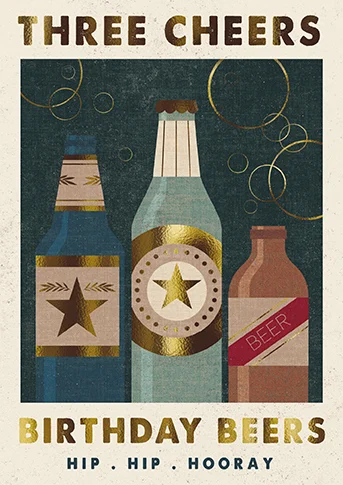Beer Bottle, Counter Card