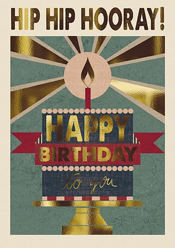 Cake and Candle, Counter Card