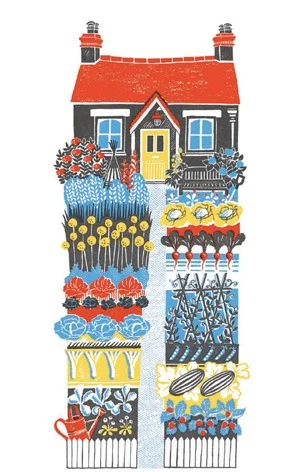 Vegetable Garden, Greeting Card