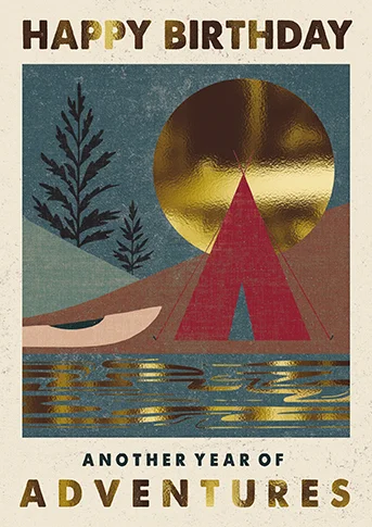 Camping, Counter Card