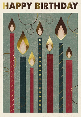 Candles, Counter Card